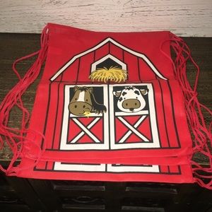 Lot of four farm barn animals backpack birthday